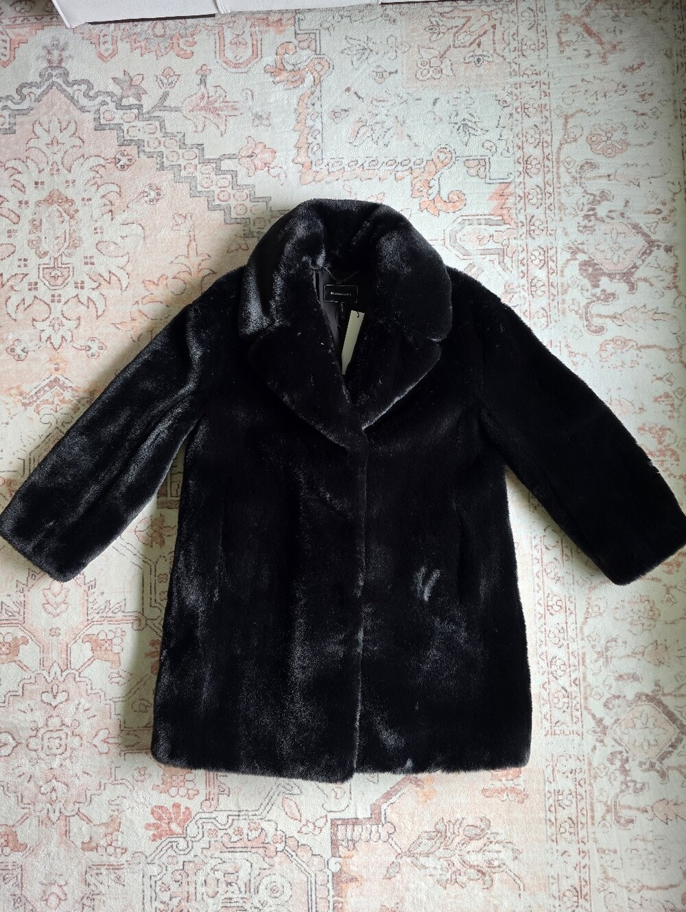 BCBGMaxazria Faux Fur Coat